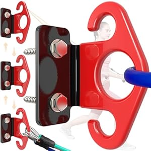 Resistance Band Wall Anchors, Wall Mounted Modular Hooking Platform, Workout Wall Mount Anchor, Training Anchor Mounted Hook Exercise Station for Home Gym Workouts,Yoga,Fitness,Strength Training