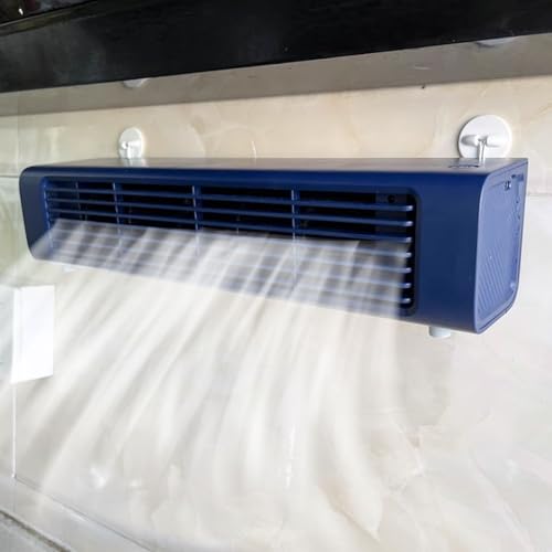 Aire acondicionado portátil, no necesita ventana, control remoto inalámbrico, 3 ajustes de velocidad, salida de aire larga para sala de refrigeración,...