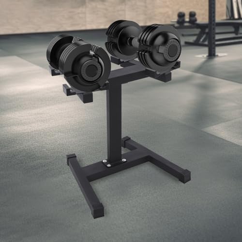 Support haltères court multifonction rack de rangement musculation - 4