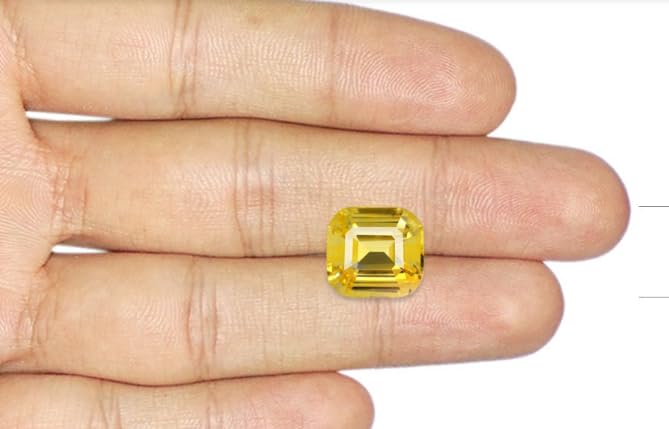 Image of USPTO Collection of Premium Quality Real Emerald Panna Yellow Sapphire Ruby Manik Blue Sapphire Neelam Pukhraj Stone Original Certified IGL Lab Tested Natural Green Hara Blue Yellow Pila Lal Red Nag