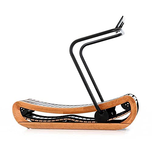 NOHrD Sprintbok Curved Manual Treadmill Cherry