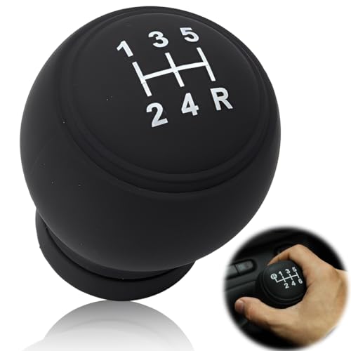 YUPZAR Auto Pomello Cambio 5 Marce Universale,Copertura in Silicone Antiscivolo Della Leva Resistente All'usura,Copri Pomello Cambio Auto,Pomello Cambio Universale,1 Pcs(Stile A)