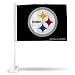 NFL Pittsburgh Steelers Circle Logo Car Flag