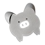 Fußschrubber aus Silikon für die Dusche – Fußschrubber aus Silikon, rutschfeste Oberfläche mit Saugnäpfen, schnell trocknend, für die ganze Familie, entfernt Hautverdickungen