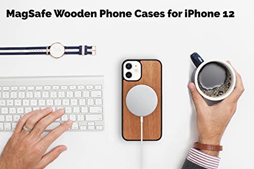 Wudn Wooden Phone Case, Laser Engraved (Sawtooth Mountains | Bamboo Sky) Compatible With Iphone 13 #TOP7