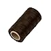 Tenn Well 328Yards 150D 1MM Waxed Thread, Flat Sewing Wax Sail Kit with Needles for Leather DIY Project(Brown)