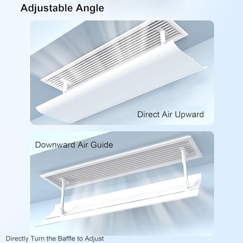 Déflecteurs d'air réglables pour optimiser l'efficacité de l'AC - 4