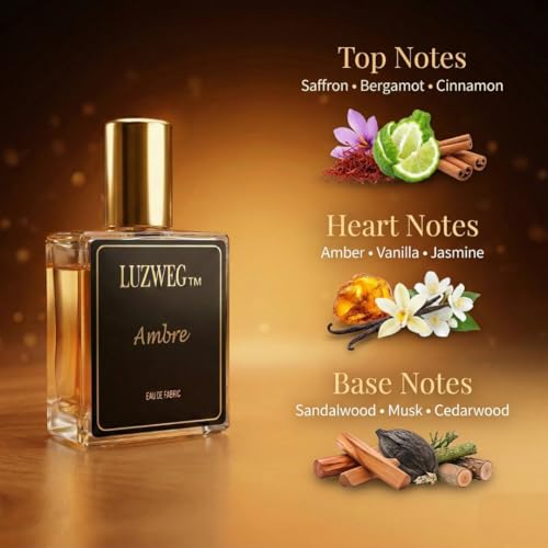 Image of Ambre 30 ml Perfume (Amber) | Soft Amber Unisex Fragrance | Long Lasting Cozy & Sweet Scent | Premium Travel Size Perfume for Men & Women | Everyday Elegant Aroma | Gift for Him & Her