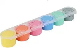 Tinta Guache 6 Cores 15ml Lavável Atóxica Para Pintura Escolar E Atividades Artísticas (Pastel)