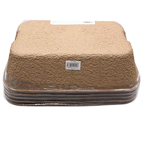 Disposable Cat Litter Box (5 Pack Of Trays) Eco Friendly 100% Recycled Paper Cat Tray (Brown) #TOP6