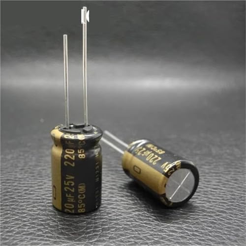 Condensateur 25V 220uF électrolytique cuivre pour amplificateur