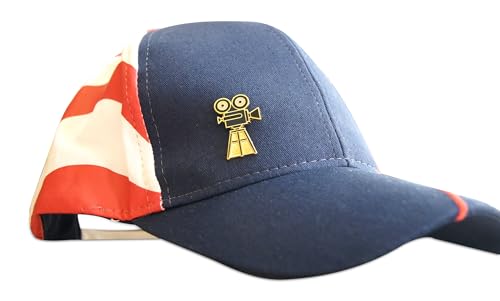 Image of Novel Merk Clapboard & Movie - Show Business Lapel Pin, Hat Pin & Tie Tack Set - with Clutch Back
