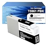 【Pour Epson T5961 Cartouche d'encre】: T5961 Cartouches encre fournit une impression de haute qualité, une impression claire, et ne se décolore pas pendant une longue période, vous fournissant des effets.
