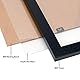 Hampton Frames OXFORD A3 (29,7 x 42 cm) Schwarzer Posterrahmen Acrylglas (Nicht-Glas) Vorderseite 1er-Pack