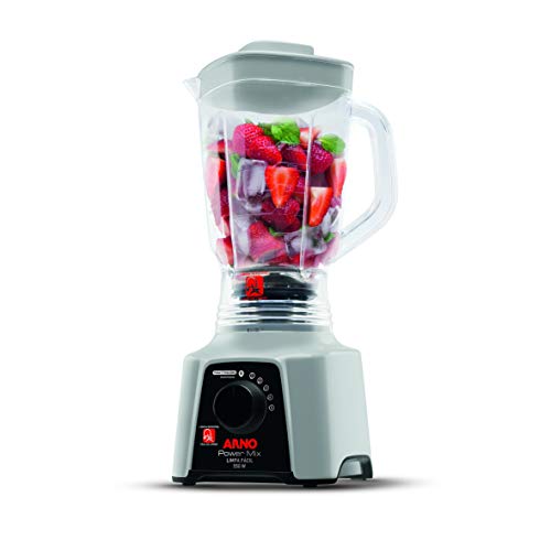 Liquidificador, Power Mix Limpa Fácil, Cinza Claro, 110v, Arno