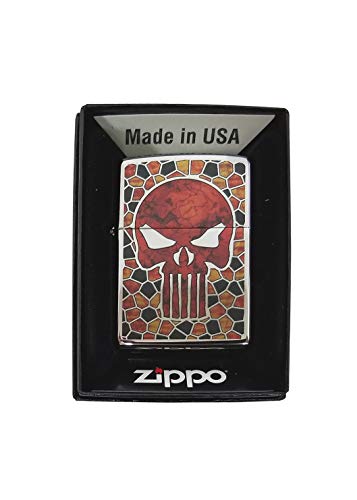 Zippo encendedor colección calavera vidrio miniatura 1