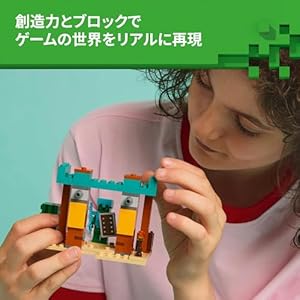 Amazon.co.jp - レゴ® マインクラフト 邪悪な村人の砂漠パトロール 21267