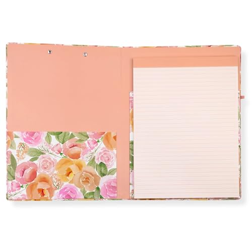 STEEL MILL AND CO. Steel Mill & Co Cute Clipboard Folio Com Bloco De Notas Pautado Recarregável E Bo