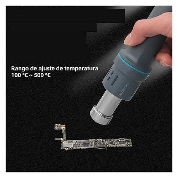 Lödning kit Varmlufts-omarbetningsstation, mikrodatortemperaturkontroll BGA-omarbetningsstation, böjd munstyckssvetsreparation