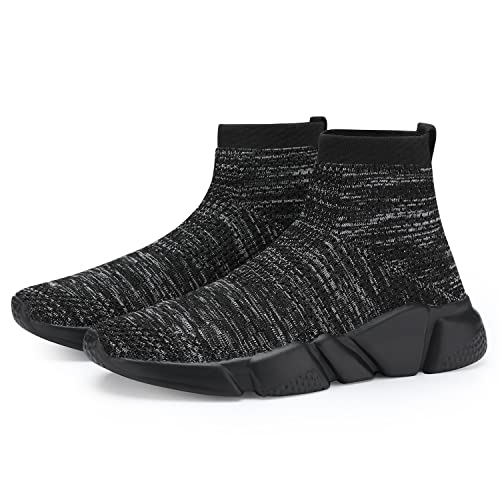 Image of Casbeam Men's Running Knit Comfortable Lightweight Breathable Casual Sports Shoes Fashion Sneakers Slip-On Walking Shoes