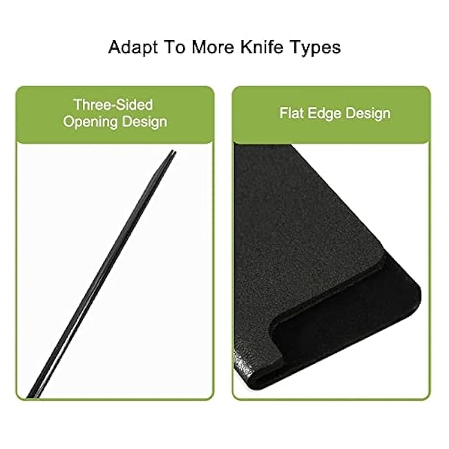 Knife Edge Guards, 5/6.5/8/9.5 Blade Protector Knife Holder Sleeve for Chef Knife (Knife Not Included)