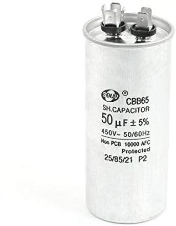 CBB65 Metallized Polypropylene Film Non Polar Motor Capacitor 50uF AC450V CBB65A