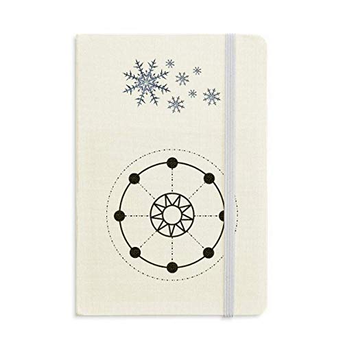 Carnet de notes épais anti-bavure à motif totem géométrique pour organiser ses idées sans taches