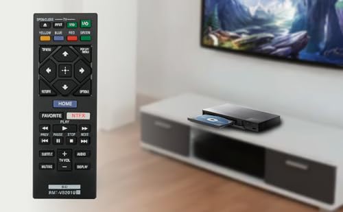 Image of New RMT-VB201U RMTVB201U Replacement Remote Control fit for Sony Bluray Blu-Ray Blu Ray BD Disc DVD Player BDP-S6700 UBP-X700 BDP-BX370 BDP-S1700 BDP-S3700 BDPBX370 BDPS1700 BDPS3700 BDPS6700 UBPX700