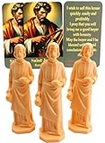 Westmon Works St Joseph Statue for Selling House Bulk Pack Bundle with Saint Statues Prayer Cards and Instructions Made in The USA, 3 of Each