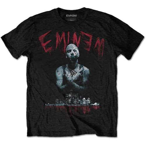 Eminem Bloody Horror Slim Shady Logo T Shirt Official Mens Black multi-coloured XXL