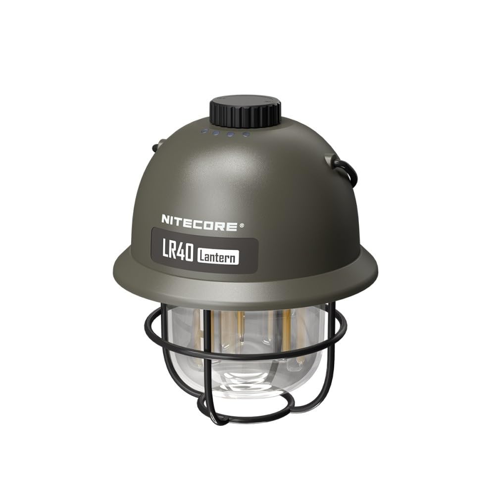 LR40 Multifunct al Rechargeable Camping Lantern 100 Lumens w/Eco-Sensa USB C Charging Cable
