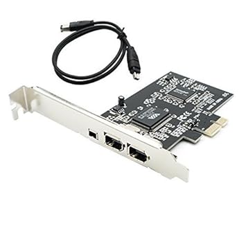 3 Port PCI Express Firewire 400 PCIe Card with VIA chipset- 6 pin 4 pin Firewire Controller Expansion Card