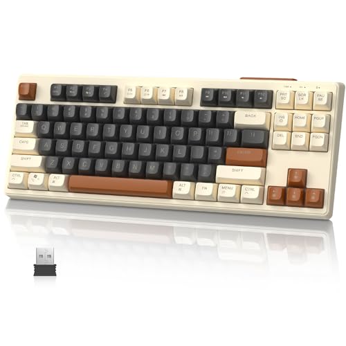 MAMBASNAKE M87 TKL 87 tasti - Tastiera da gioco wireless a