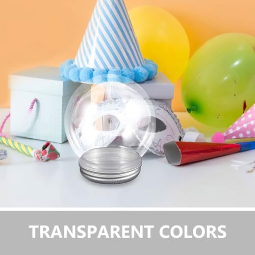 Bolas de nieve de plástico para decoración de Navidad y regalos personalizados DIY 8