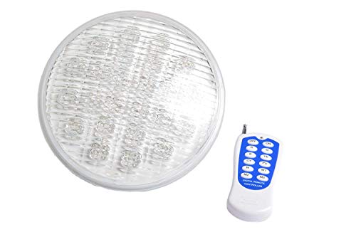 Diametro 178mm - ip68 AFTERTECH 24w Lampada Faro LED Par 56 per Piscina Pool 24w=250w 12v (CAMBIACOLORE RGB G4F1)