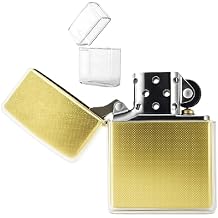 in Select Lighter Case Compatible Zippo Standard Size - Anti-Slip Transparent Cover with Micro Dots, Shockproof Scratchproof Protective Lighter not Included