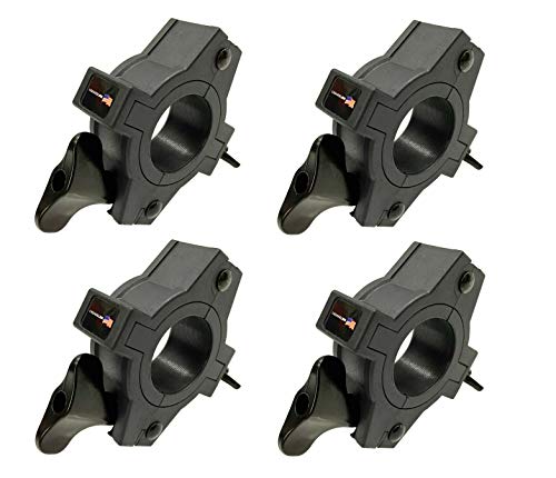 Cedarslink Four Pack (4) Slim 1.25" Width O Clamp DJ Stage Fits 1...