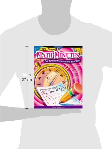 Creative Teaching Press Math Minutes Book, Grade 3 (One Hundred Minutes To Better Basic Skills) #TOP2