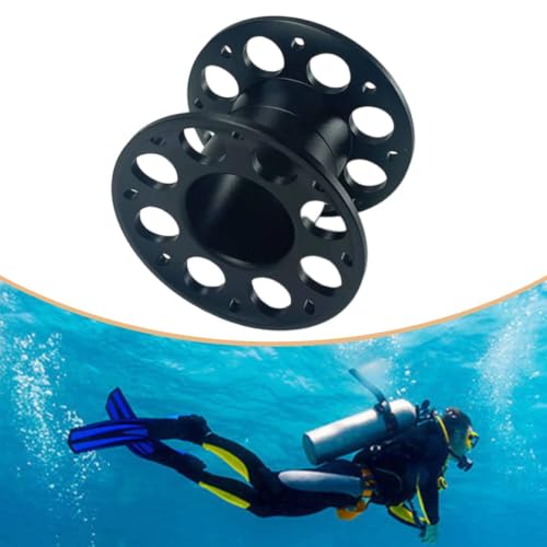 Carrete de buceo con bobina de aluminio resistente y linea de esnorquel 5