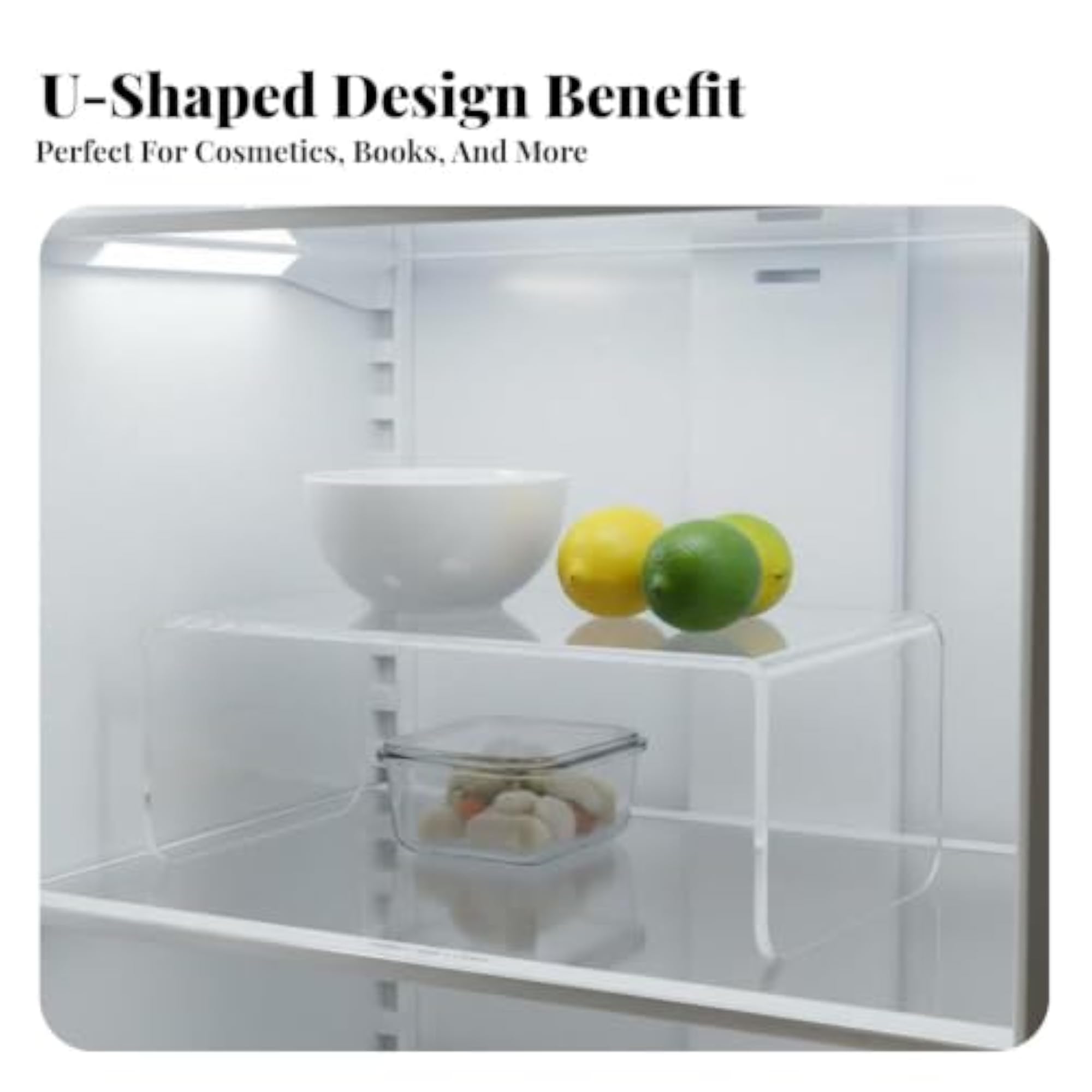 U-Shaped Acrylic Riser, Multi-Function Display Stand