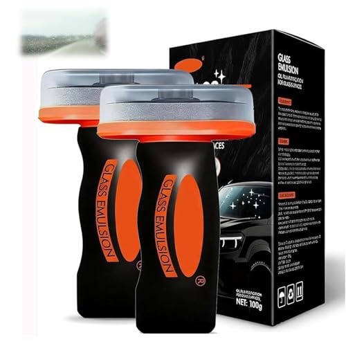 Glass Guard, Qifor Glass Cleaner, detergente per filtri dell'olio per parabrezza dell'auto, spazzola per pulizia dell'olio automobilistico, piastra di pulizia per auto e vetri domestici, miglioramento