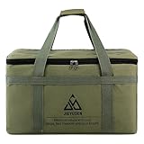 Camp Kitchen Box - 42L Waterproof Foldable Large Capacity Bag,Tool Storage Bag | for Cook Food Dishes Grill Tent Clothes Book Gear Equipment Tool Travel Hiking Outdoor Hunting