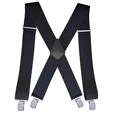 Linemoon Suspenders for Men Heavy Duty Cover