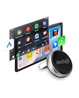 CarlinKit MINI-Ultra 3 Wireless Adater – Konvertiert kabelgebundenes CarPlay/Android Auto in kabellos, Plug-and-Play, USB/Typ-C, OTA-Upgrade