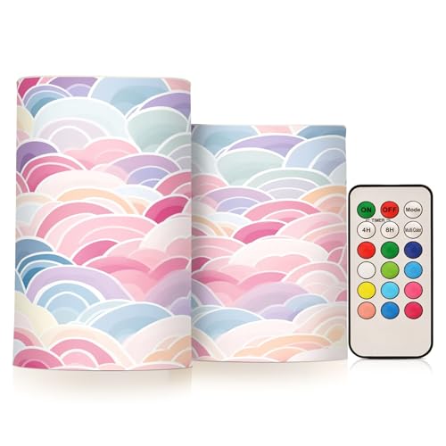 Bougies à flamme réaliste aquarelle pour illuminer votre salon