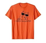 Funny I need ibuprofen cat drawing for cat lovers cat lady, cat mom, and cad papa.