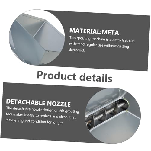 Pistolet à joint rapide électrique métallique POPETPOP pour travaux de maçonnerie