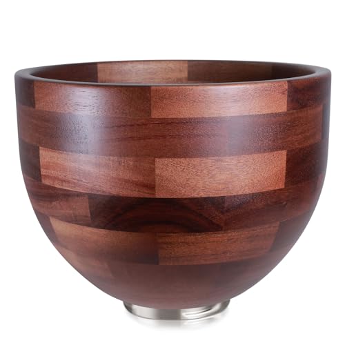 Tazón de Mezcla de Madera Acacia 5 Qt Elnilata miniatura 1