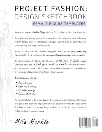 Image of Project Fashion: Design Sketchbook (Female Figure Templates)