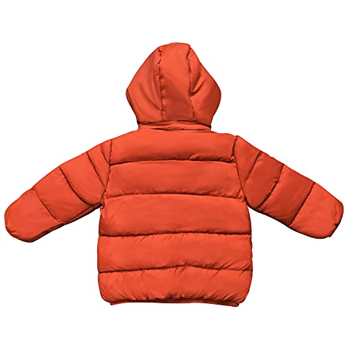Baby Girls Boys' Winter Fleece Jackets With Hooded Toddler Cotton Dress Warm Lined Coat Outer Clothing (Caramell, 1-2T) #TOP1